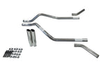 Dual Exhaust Kit for GMC Jimmy (1992–1994) - 2.5" Corner Exit Tips