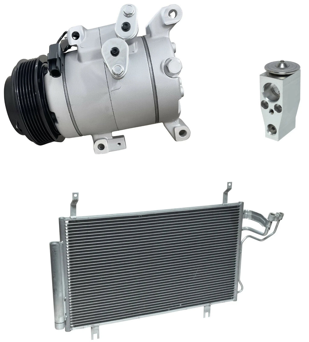 A/C Compressor Kit With Condenser for Mazda CX-5 2.5L (2017–2017)