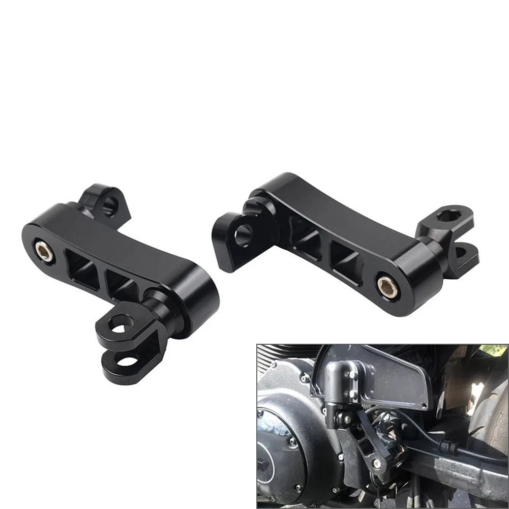 Foot Peg Mount Extensions for Harley Sportster XL883 XL1200 Softail Dyna (–2023)