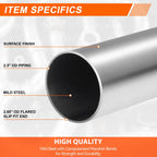 16X Slip-Fit Exhaust Pipes for (2.5" Mild Steel)
