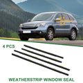 Set of 4 Weatherstrip Window Seal No.72450S9A003 for Honda CR-V (2002–2006)
