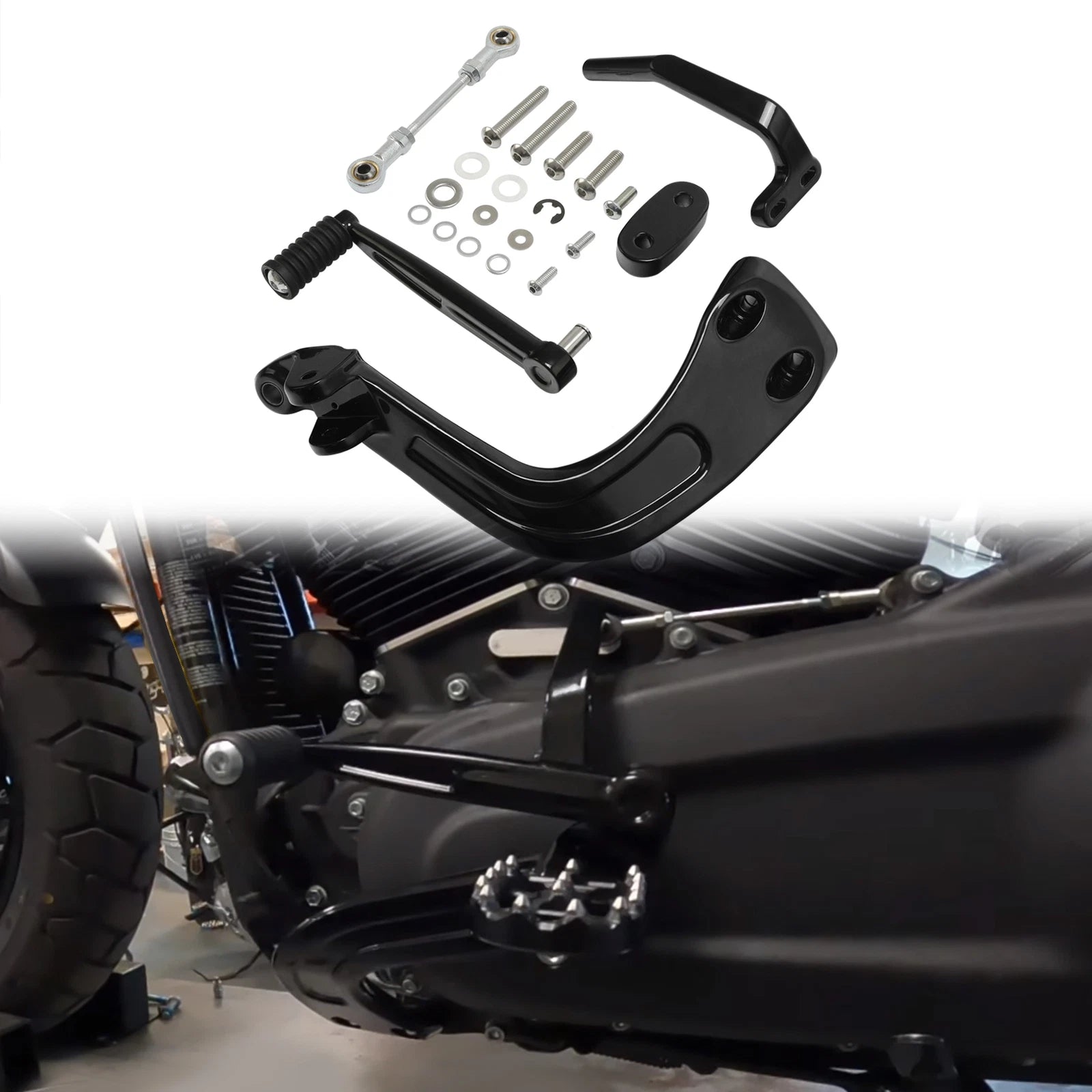 Mid Controls Shift Side Kit for Harley Fat Bob Sport Glide (2018–Present)