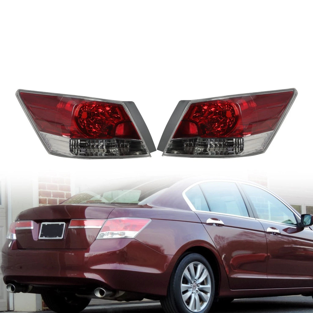 Set of 2 Tail Lights Assembly for Honda Accord Sedan (2008–2012)