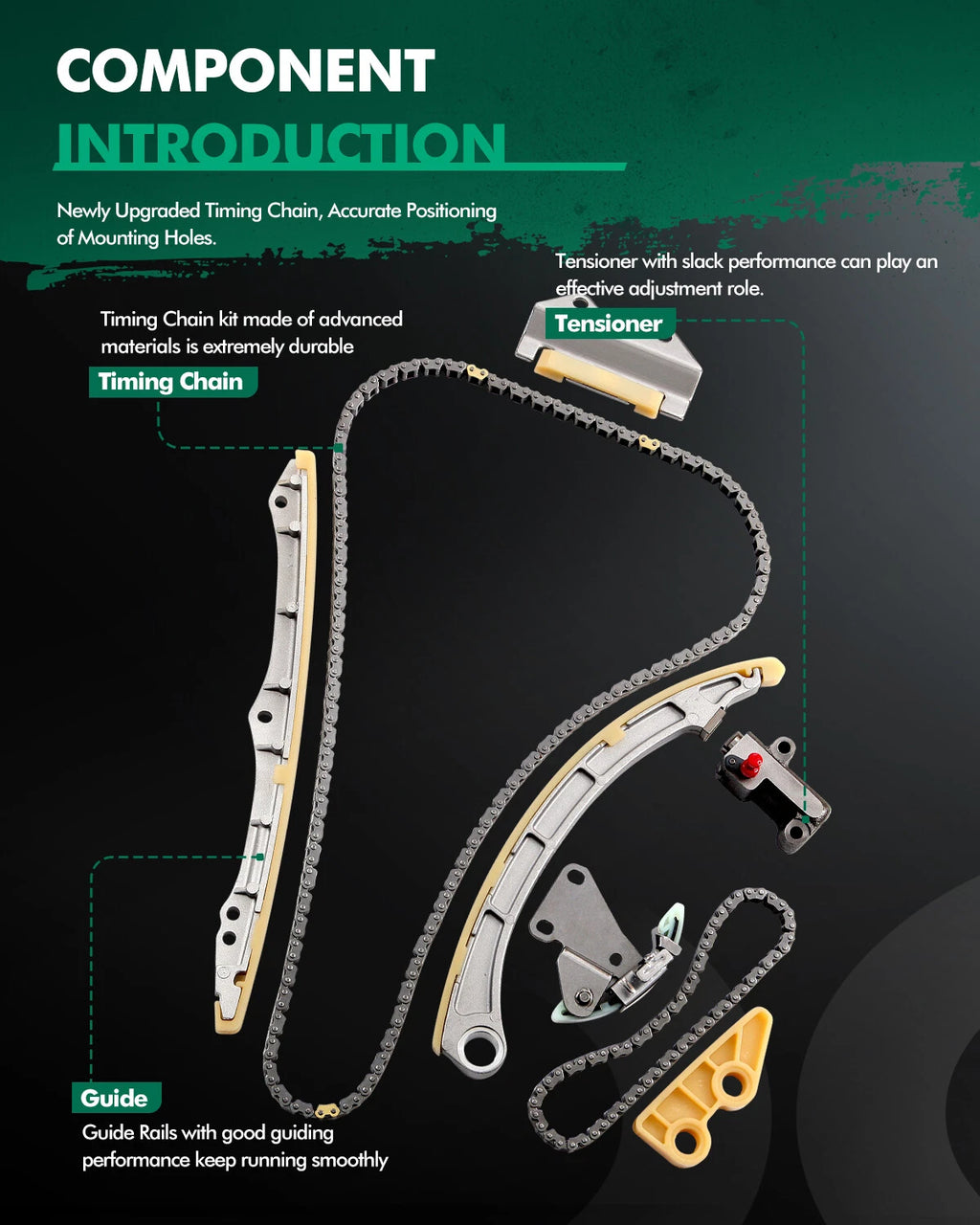 Timing Chain Kit for Acura RSX Type-S (2003–2004) K20A2 K20Z1 2.0L