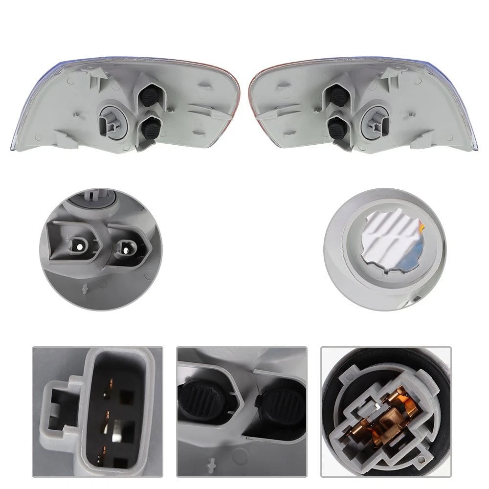 Set of 2 Headlights & Corner Lights for Toyota Corolla (1998–2000)