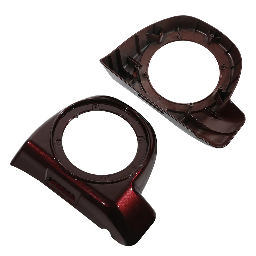 6.5" Speaker Pods for Harley Street Glide (2018) - Twisted Cherry