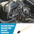 2X Fog Light Daytime Running Light Harness Connector for Mercedes Benz 