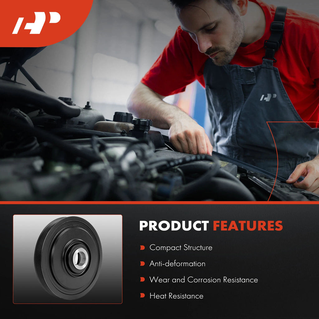 Engine Harmonic Balancer for Hyundai Sonata (2015-2017) Kia Sorento (2016-2019)