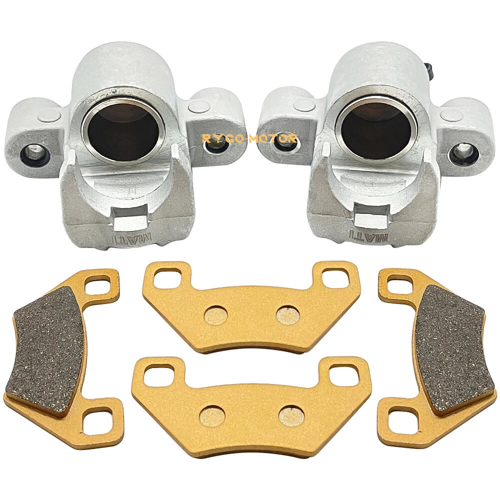 Front Left Right Brake Calipers W/Pads for Arctic Cat (1502-731, 1502-730)