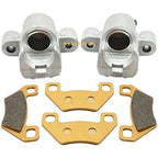 Front Left Right Brake Calipers W/Pads for Arctic Cat (1502-731, 1502-730)