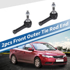 2pcs Front Outer Tie Rod End Links for Ford Explorer, Ford Flex 