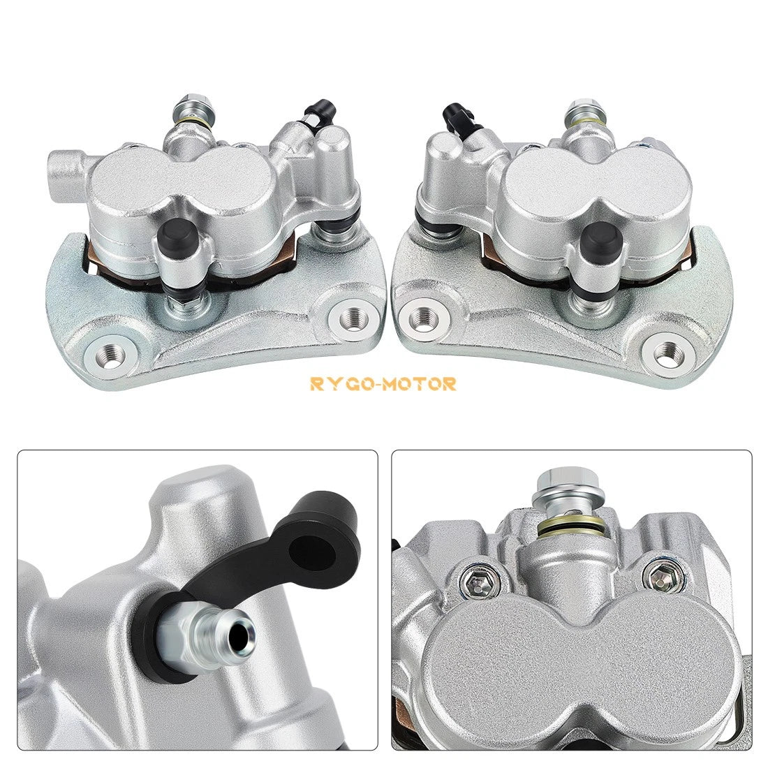 Front Brake Calipers & Pads for Can-Am Commander 1000/1000R Max (2011–2018)