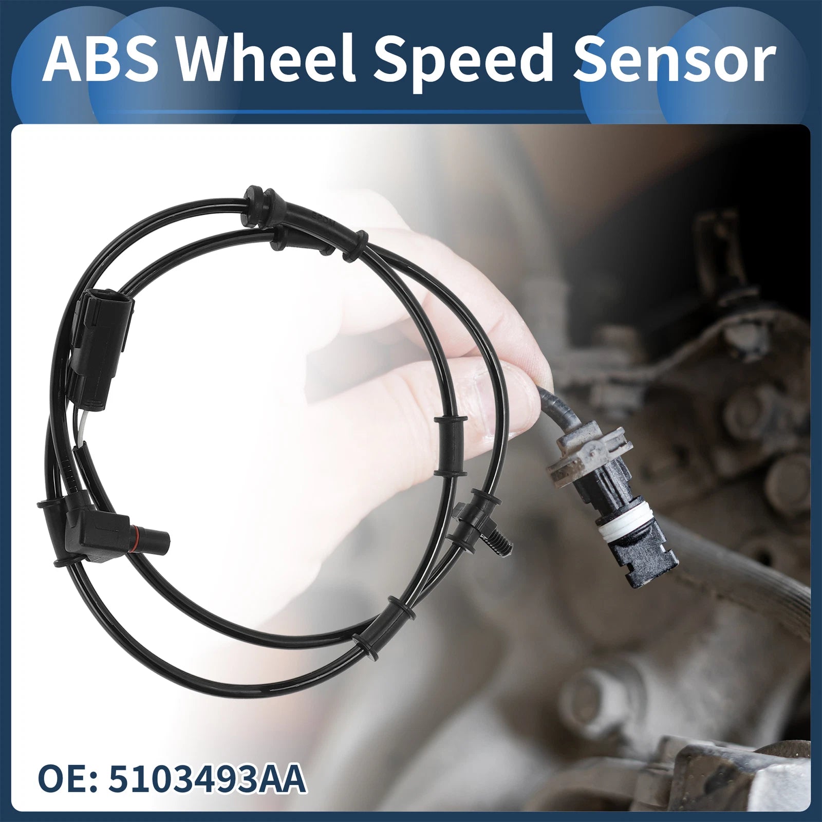 ABS Wheel Speed Sensor No. 5103493AA for Dodge Ram 3500 