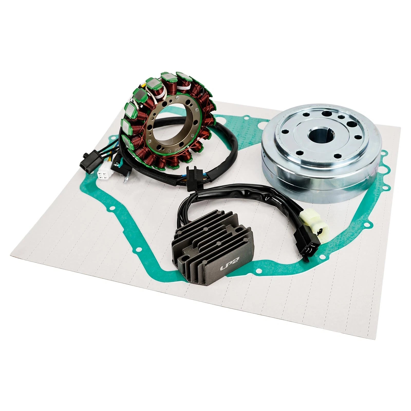 Stator Rotor Regulator Rectifier Cover Gasket Kit for Arctic Cat 400 ATV (2003–2008)