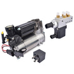 Air Suspension Compressor and Valve Control Block Set for Mercedes W211 (2003–2009)