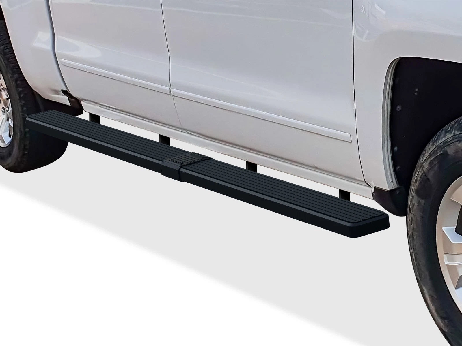 6in Wheel to Wheel Running Boards for Silverado Sierra Crew Cab (2007–2018)