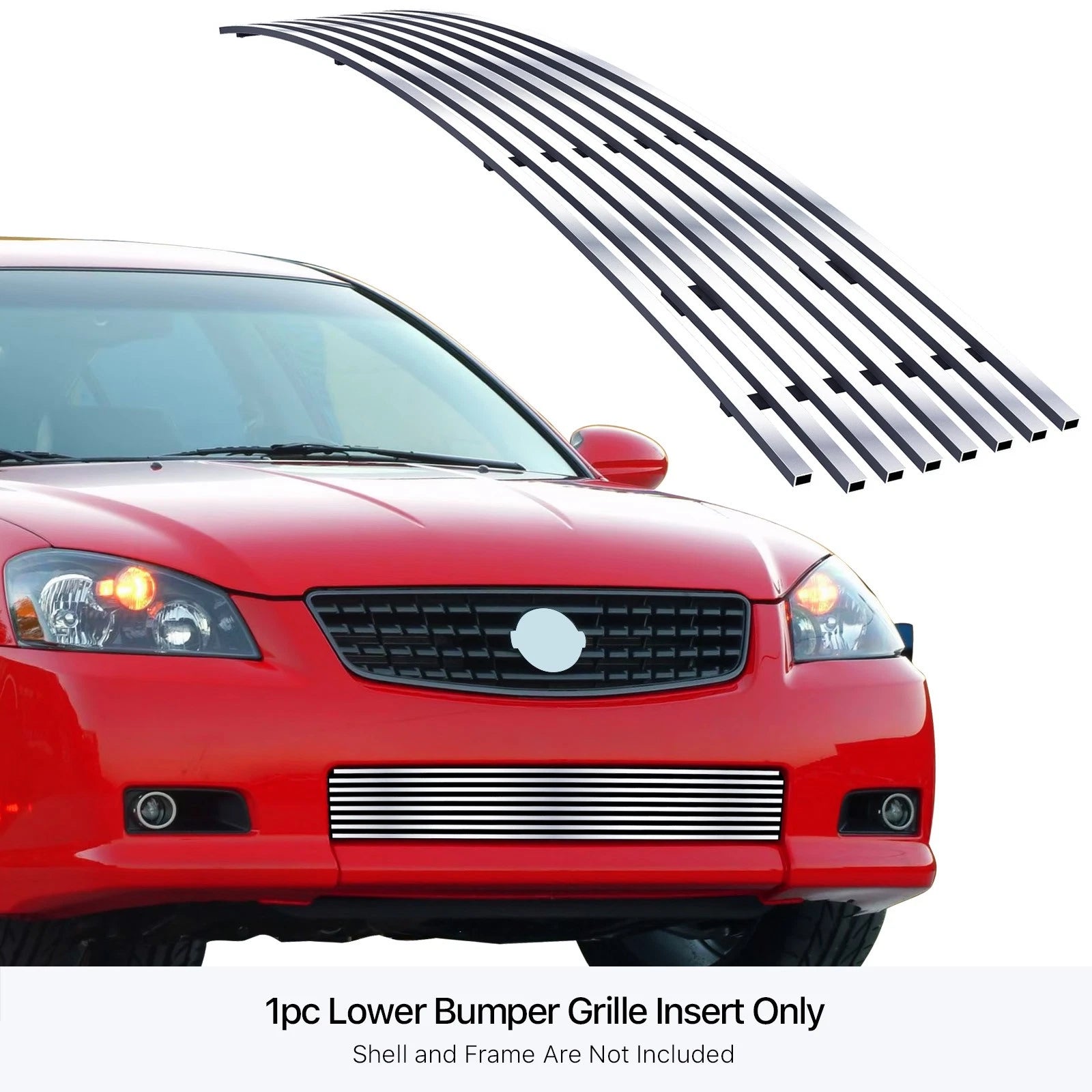 Stainless Chrome Billet Grille Insert for Nissan Altima (2005-2006)
