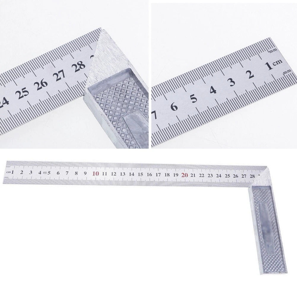 Measuring Tapes Square Ruler Set of 2 Heavy Gauge Stainless Steel