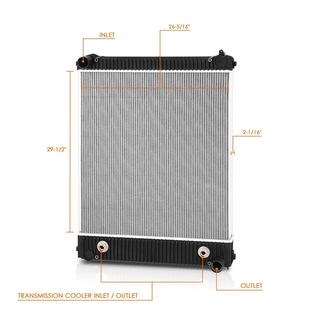 Aluminum Cooling Radiator for Freightliner M2 106/Thomas Saf-T-Liner (2003–2008)
