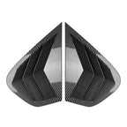 Carbon Fiber Rear Window Louver Cover Trim for BMW X6 E71 E72 (2008-2014)