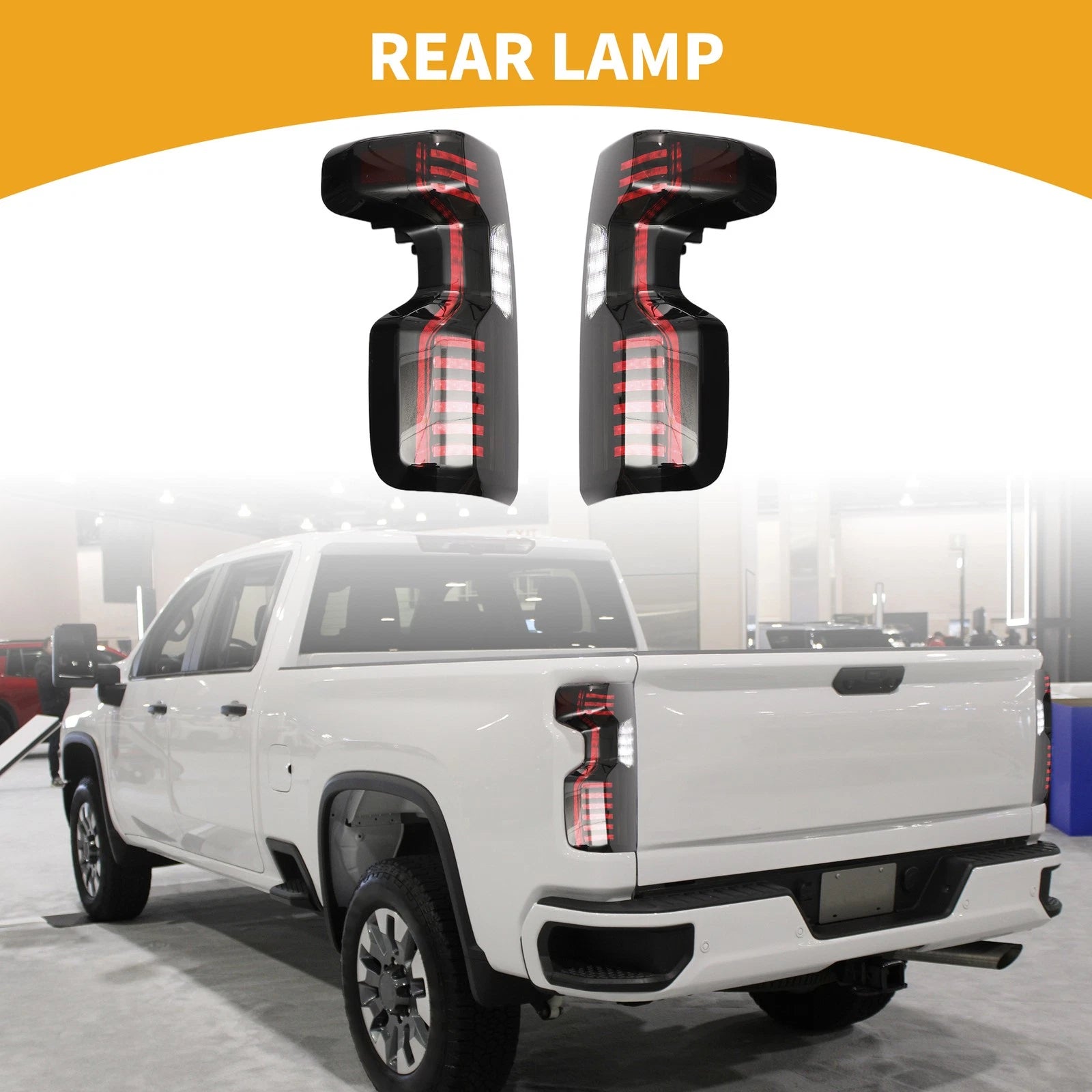 OLED Brake Tail Lights Assembly for Chevy Silverado 1500/2500HD/3500HD 