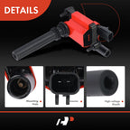 8x Red Ignition Coil for Jeep Grand Cherokee Dodge Ram 1500 (2002–2021)