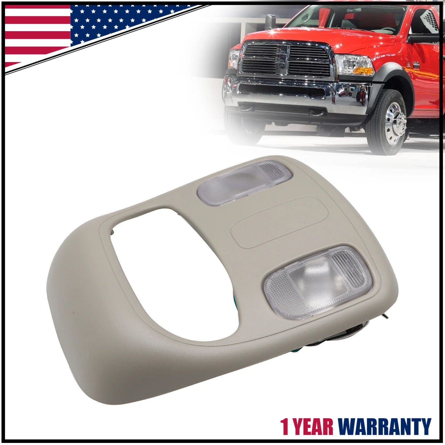 Overhead Console Housing for Ram 1500 2500 3500 (2006–2009) 1DK78-BD1AA