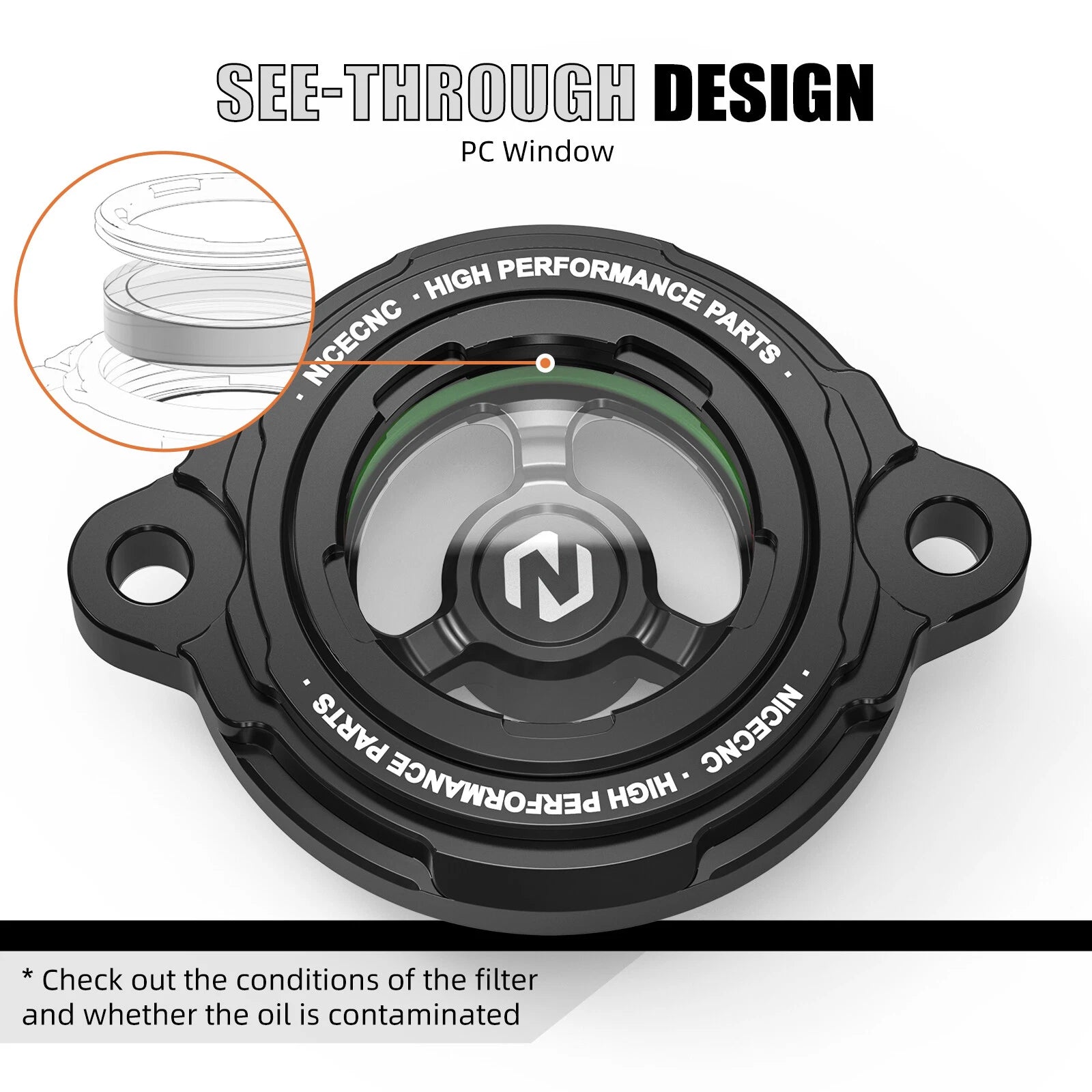 Engine Oil Filter Cover Cap for KTM 1050/1090/1190/1290 Super Adventure (2013–2023)