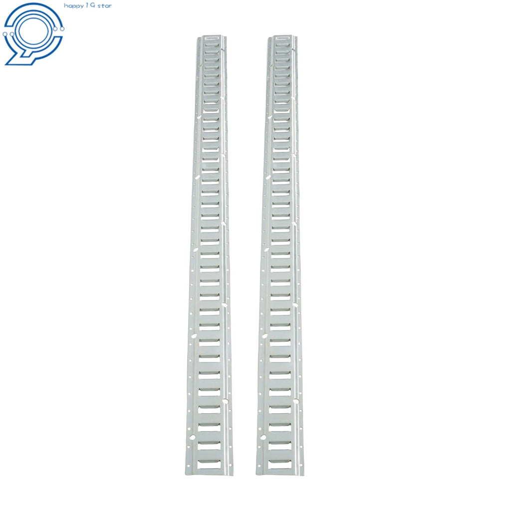 Set of 8 Galvanized Steel E Track Tie Down Rails for Trucks