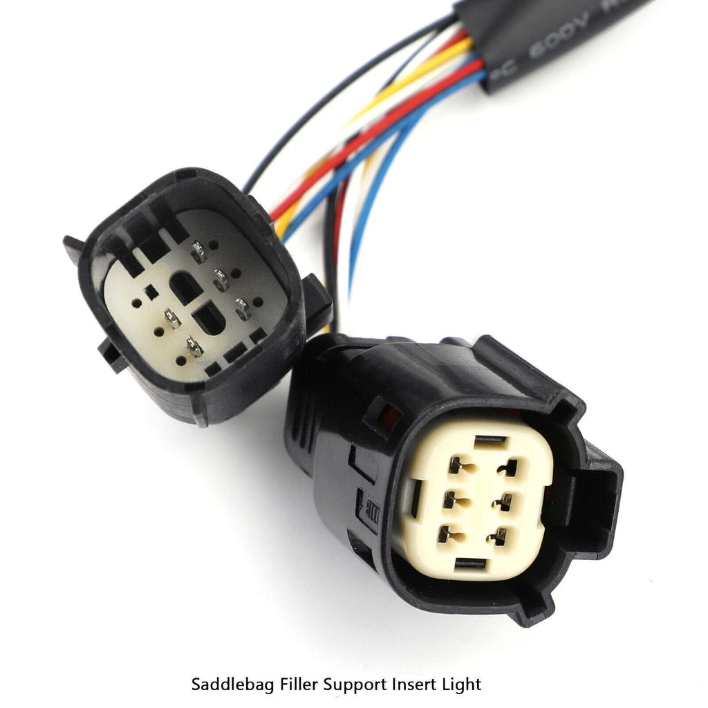 LED Inserts Saddlebag Filler Support Lights for Harley Touring Electra Glide (2014–2023) #3