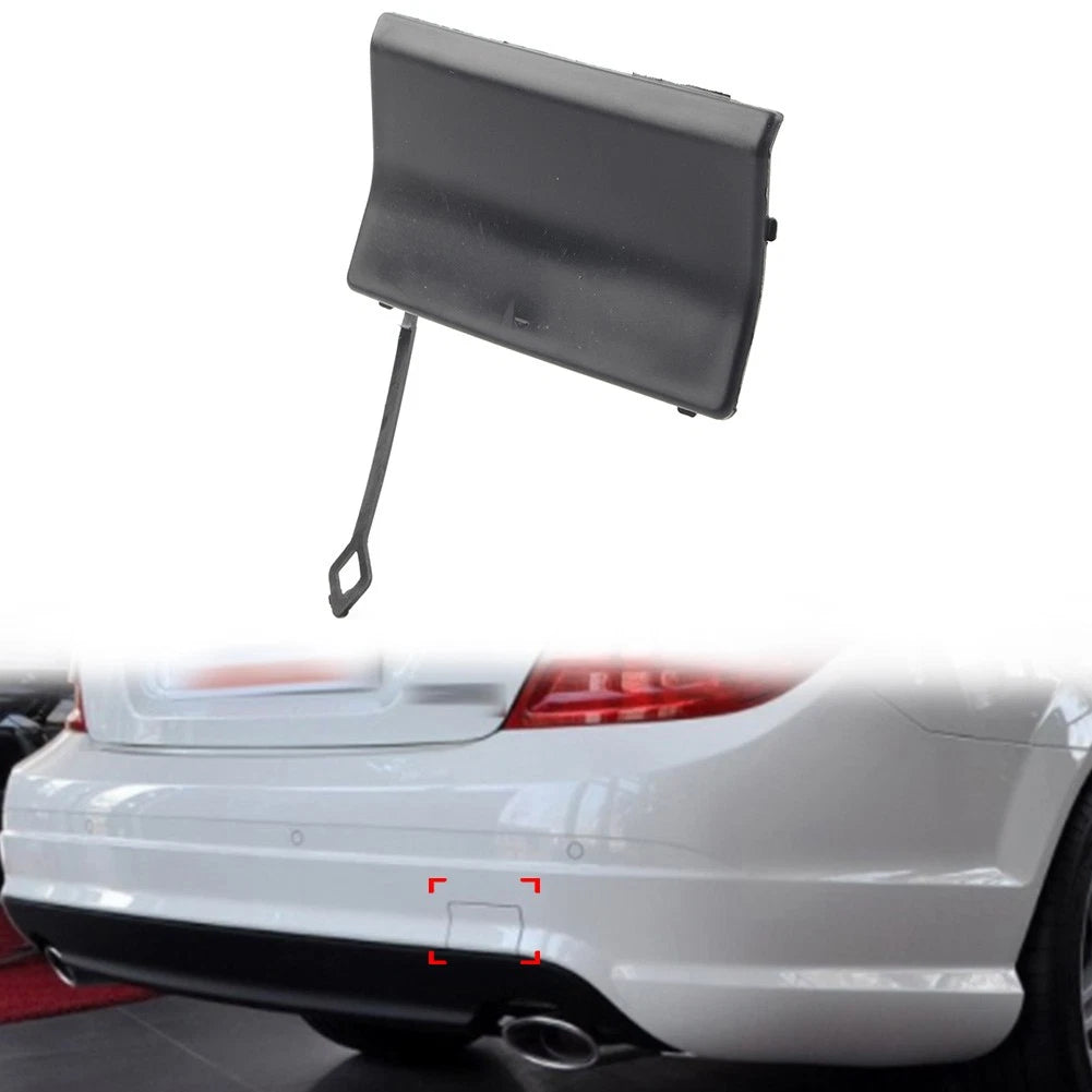 Rear Bumper Tow Hook Eye Cover for Mercedes-Benz C Class W204 (2007–2012)