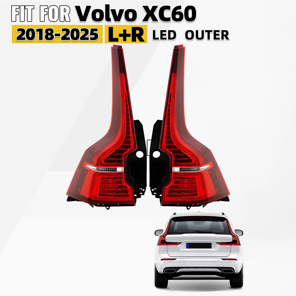 Full LED Tail Light Pair for Volvo XC60 (2018–2025)