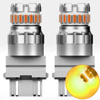 Set of 2 AUXITO 3757 3457 3157 Amber LED Signal Turn Parking Bulbs