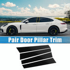 4 Pcs Black Windshield B Pillar Trim Garnish for Porsche Panamera (2010-2023)