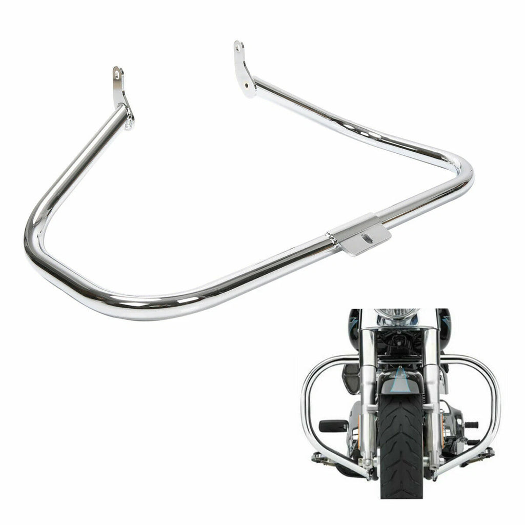 Chrome Engine Guard Crash Bar for Harley Heritage Softail FatBoy (2000–2017)