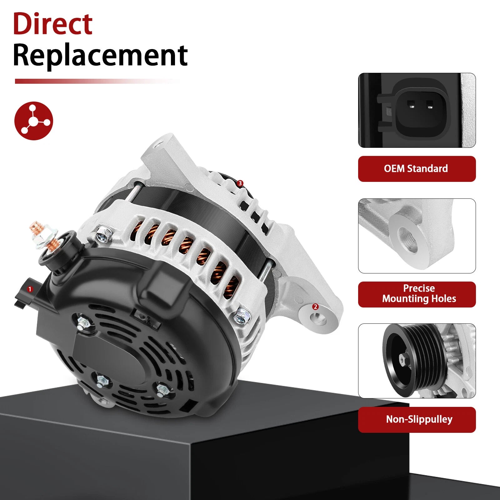 Alternator for Jeep Dodge Grand Caravan Chrysler Town & Country