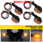 Amber Turn Signal Light for Buell Blast (2000–2010) X1 (1999–2002) 4-12X
