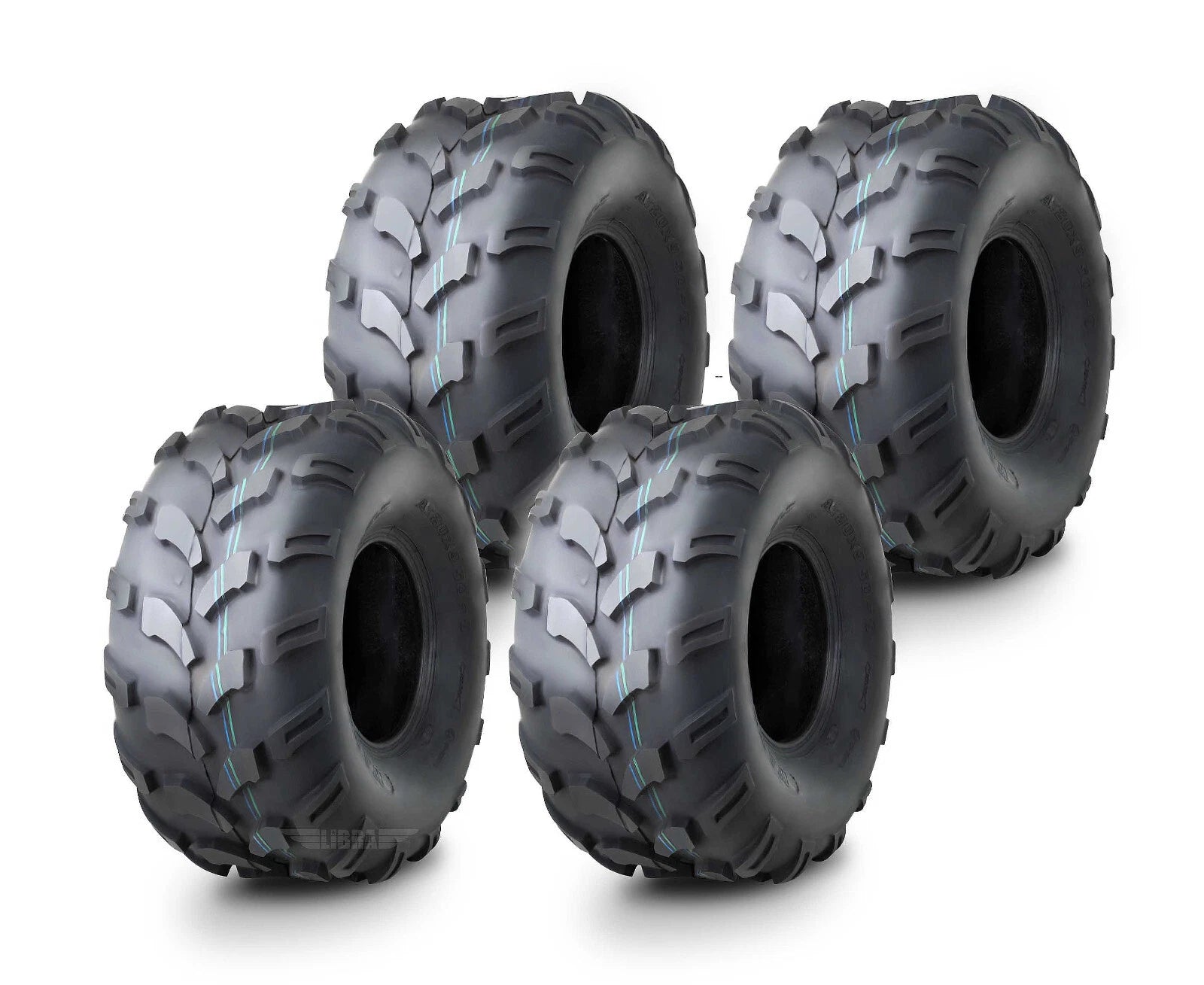 Set of 4 WANDA ATV Tires 19X9.5-8 19X9.50-8 4PR