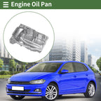 1 Pc Engine Oil Pan for Volkswagen Polo (2014–2018) No.04E103603G Aluminum