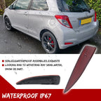 Pair Rear Bumper Reflector Lights for Toyota Yaris (2012–2014)