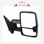 Set of 2 Chrome Smoked LED Towing Mirrors for 2007–2014 Chevrolet GMC Trucks