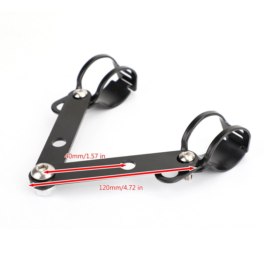 Fork Head Lamp Holder Adapter for Motorcycle (41-51mm)