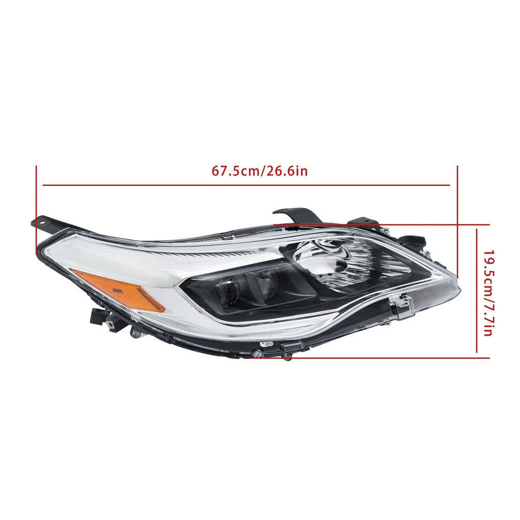 Headlight for Toyota Avalon (2013–2015) Passenger Side Clear RH Housing
