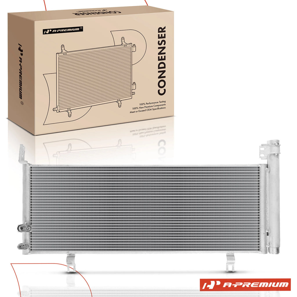 A/C Condenser w/ Bracket & Drier for Toyota Camry 2007–2011 (2.4L L4)