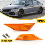 Front Side Marker Light Set of 2 for Honda Civic (2016–2021)
