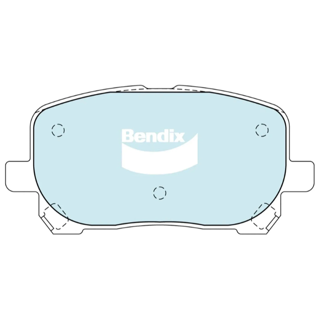 GCT Front Disc Brake Pad Set for Toyota Avensis Verso (2001–2010)