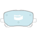 GCT Front Disc Brake Pad Set for Toyota Avensis Verso (2001–2010)