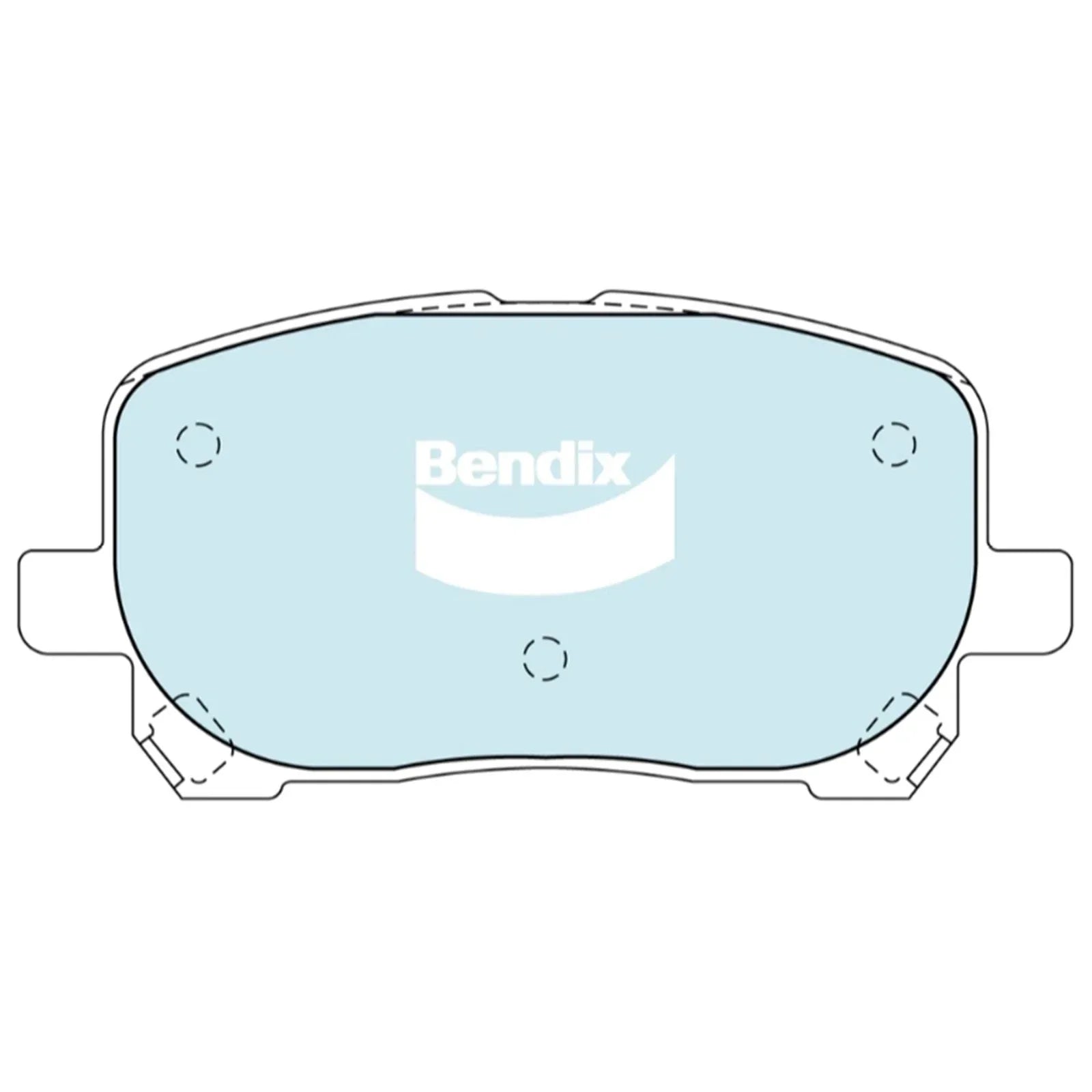 GCT Front Disc Brake Pad Set for Toyota Avensis Verso (2001–2010)