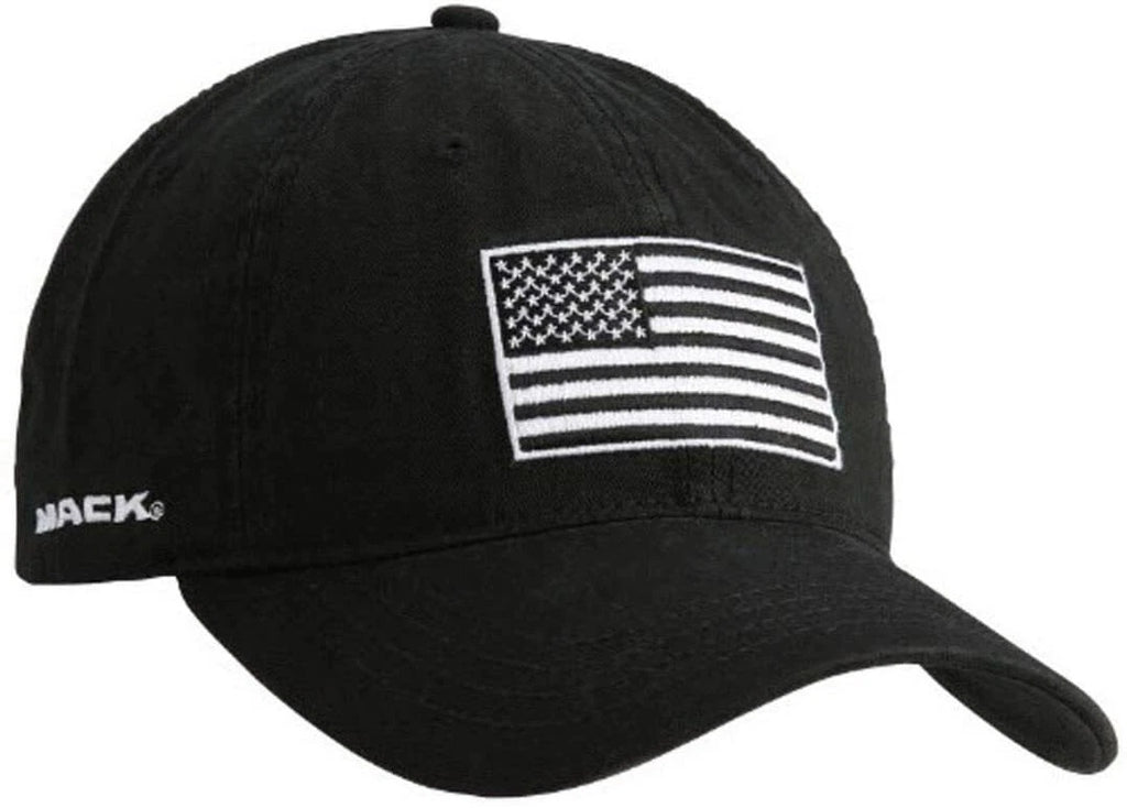 Snapback Hat/Cap for Mack Trucks (Black & White Tactical USA Flag)
