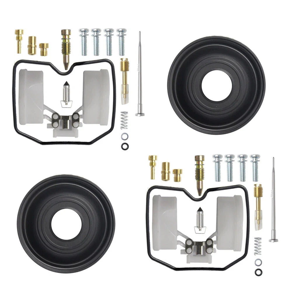 2X Carburetor Repair Kit Float Diaphragm for Kawasaki Vulcan 500 (1991–1995)